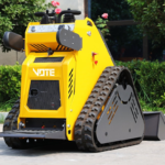 Factory Direct Mini Skid Steer Loader with 25HP Diesel Engine High Hydraulic Flow Powerful Mini Crawler Loader 4X4