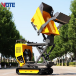 Factory Directly Provide Crawler Mini Dumper High Security 1.2ton Orchard Small Crawler Transporter for Sale