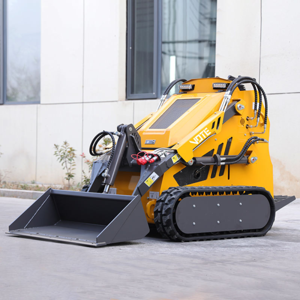 Factory Directly Sale Mini Skid Steer Loader Hot Sale Cheap Skid Loader Multifunctional Diesel Engine Crawler Skid Steer Loader