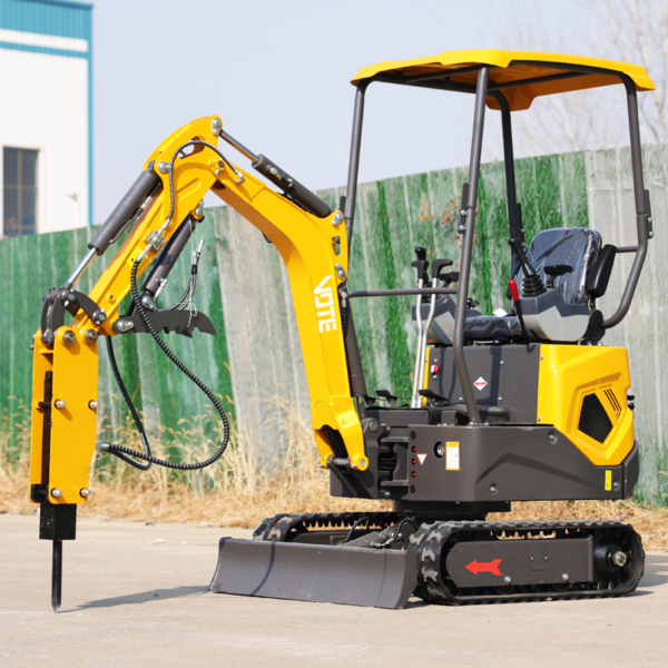 Factory Price Mini Excavator 1 Ton Escavadeira High Efficiency Compact Mini Digger Earth-Moving Machinery Eap Small Bagger