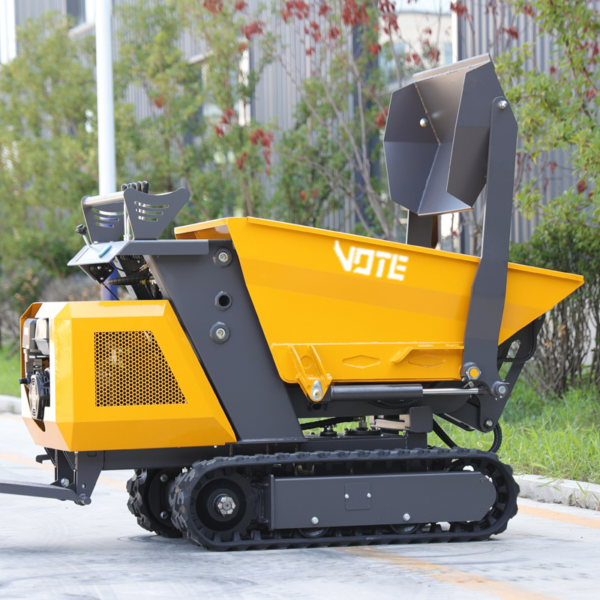 Factory Prices EPA Euro 5 Mini Crawler Dumper Multifunctional Farm Construction All Terrain Track Self Loading Mini Dumper 800kg