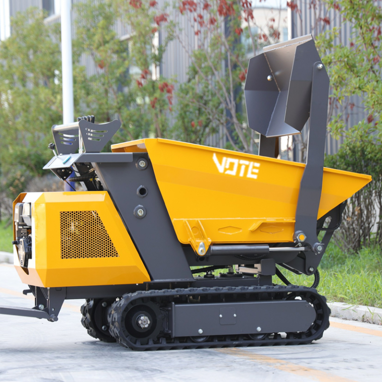 Factory Prices EPA Euro 5 Mini Crawler Dumper Multifunctional Farm Construction All Terrain Track Self Loading Mini Dumper 800kg