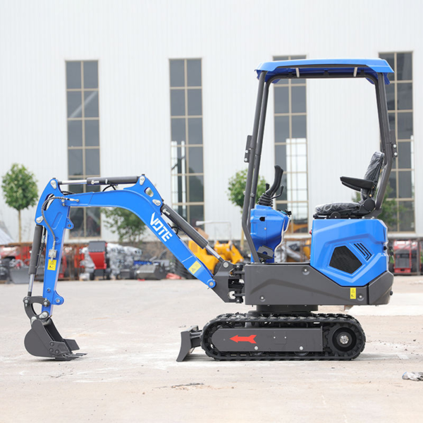 Factory Prices Vtw-12 Mini Excavator 1.2ton with Side Swing Small Excavator 2ton 3ton Diesel Crawler Digger Machine