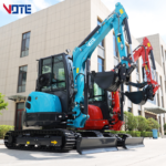 Farm Household Mini Excavator Chinese CE/EPA/Euro 5 China Wholesale Compact Mini Excavators 3.5ton with Thumb Bucket