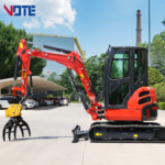 Farm Household Mini Excavator Chinese CE/EPA/Euro 5 China Wholesale Compact Mini Excavators 3.5ton with Thumb Bucket