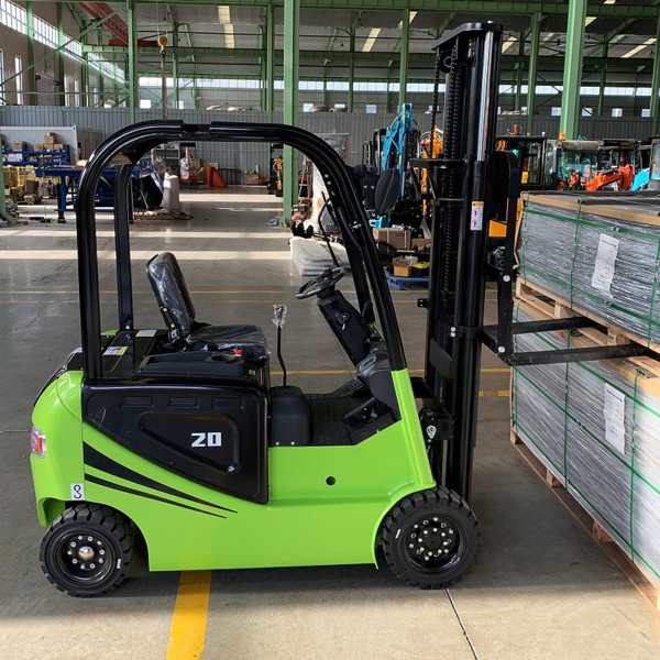 Four-Wheeled Electric Forklift 1 Ton 1.5 Ton 2 Ton Small Battery Forklift Hydraulic Handling Lift Forklift Manufacturer