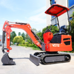 Free Shipping CE EPA Engine 1.5 Ton Excavator Micro Home Mini Excavator 1 Ton 2 Ton Crawler Excavator Mini Diggers