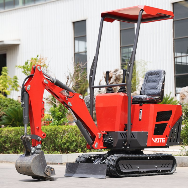 Free Shipping CE EPA Engine Mini Excavator Compact Mini Excavator Multifunctional Minibagger Mini Small Excavator 1ton