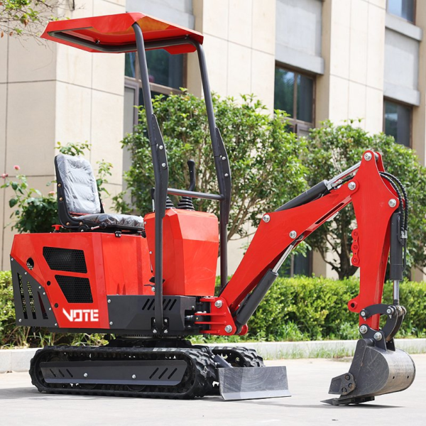 Free Shipping CE EPA Euro5 Engine Mini Excavator 1 Ton Compact Mini Excavator New Bagger Crawler Digger Machine