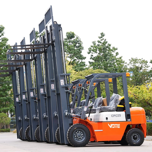 Free Shipping Cheap Sale Diesel Forklift 2.5 Ton 3 Ton 3.5 Ton 4 Ton Four-Wheel New Forklifts Lift EPA Portable Forklift Truck