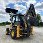 Free Shipping Chinese Mini Backhoe Excavator Loader 4X4 Compact Tractor with Loader and Backhoe Cheap Backhoe Loader