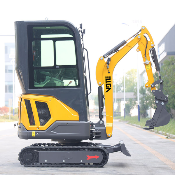 Free Shipping Crawler Excavator Mini 1.6 Ton EPA Euro 5 Chinese with Cab Home Use Excavator Cabin Mini Digger for Sale