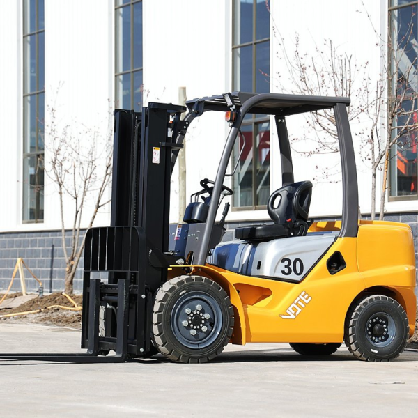 Free Shipping Diesel Forklift Lifting Truck 3 Ton 5 Tons CE EPA with Fork Positioner and Side Shifter Warehouse Forklift