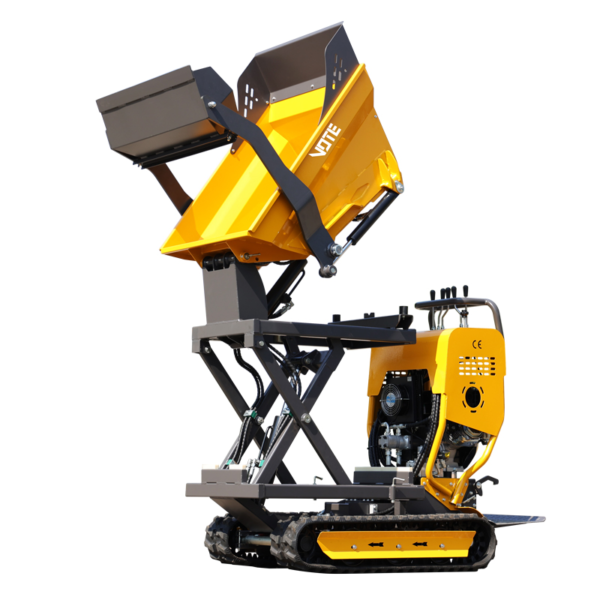 Free Shipping Dumper Crawler Dumper Truck Mini Dumper Hydraulic Diesel Mini Dump Truck Transporter