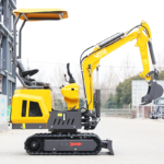 Free Shipping Engine Mini Excavator CE/EPA Garden Micro Digger Small Excavators 1 Ton 2 Ton Machine