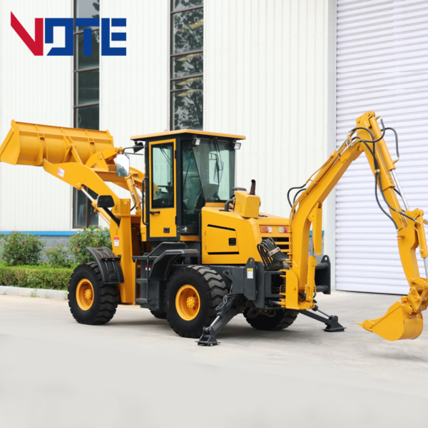 Free Shipping EPA Engine Wheel Loader Backhoe Mini Backhoe Excavator Loader 4X4 Backhoe Loader with Price