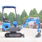 Free Shipping EPA/Euro 5 Chinese Mini Excavator 1 Ton 2 Ton Small Excavation Machine Mini Crawler Digger with Attachment