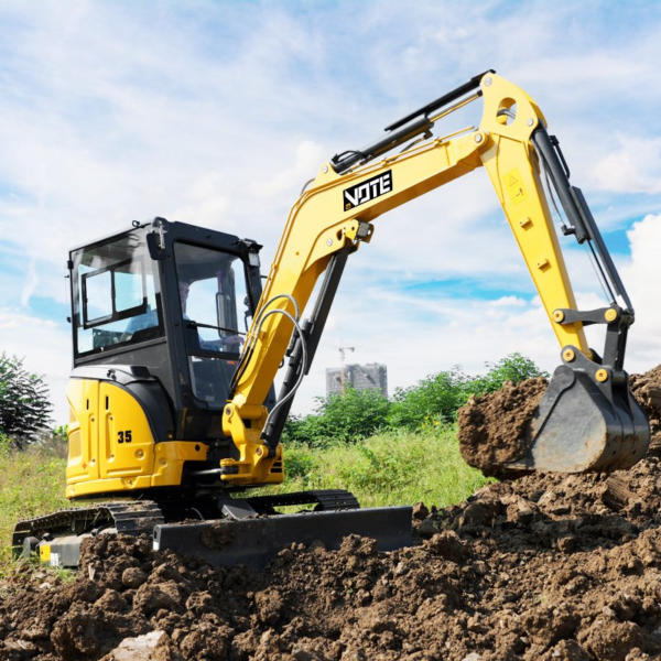 Free Shipping Micro Bagger China Wholesale Mini Small Digger Hydraulic CE/EPA Compact Crawler Mini Excavator 3.5 Ton Customized
