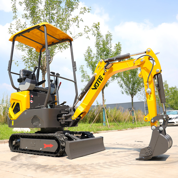 Free Shipping Micro Digger EPA Engine Mini Escavator 1 Ton Small Excavator Euro 5 Crawler Excavators