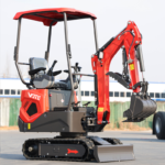 Free Shipping Mini Crawler Excavator 1 Ton Small Digger Machine Engine Hydraulic Farm Use Compact Mini Excavators