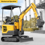 Free Shipping Mini Crawler Excavator 2 Ton EPA Engine Mini Digger Small Bagger Hydraulic Compact Mini Excavator with Attachment
