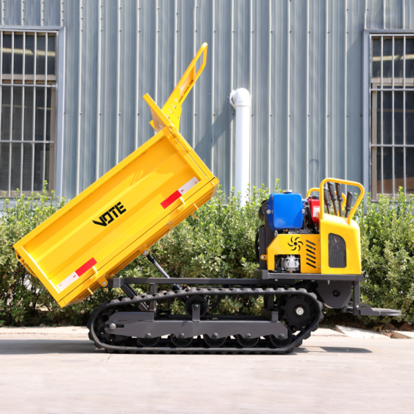 Free Shipping Mini Dump Truck After Sales Guarantee Small Crawler Crawler Truck for Sale Dumper Mini Dump Truck 500kg Factory