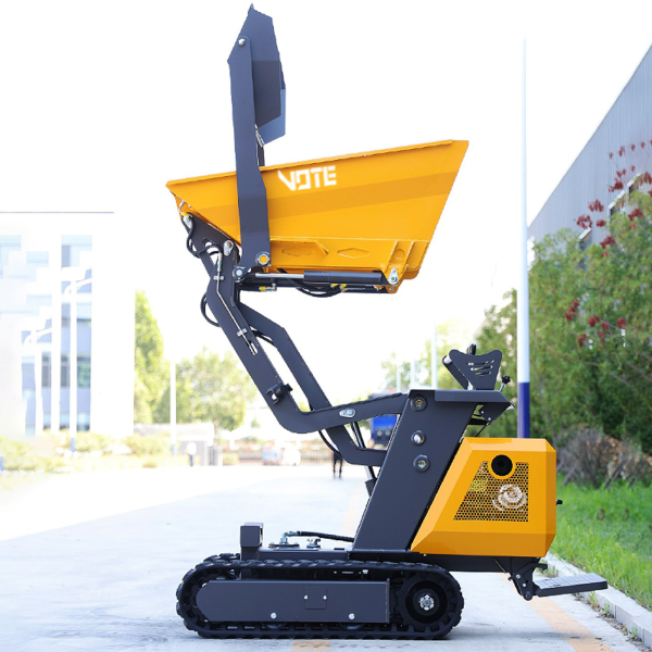 Free Shipping Mini Dumper Europe Farm Garden Use Mini Crawler Dumper High Efficiency Tracked Dumper 500kg 800kg