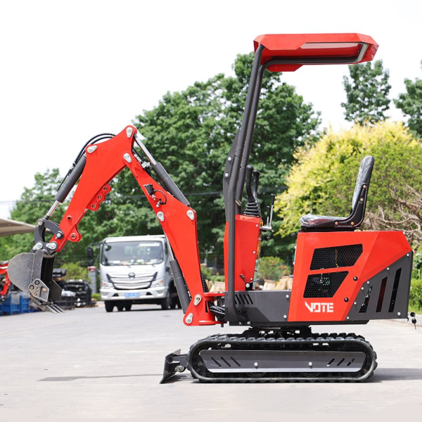 Free Shipping Mini Excavator 1 0.8 Ton Hydraulic Small Compact Excavator New Bagger for Sale