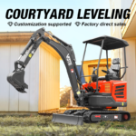 Free Shipping Mini Excavator 1 Ton 2 Ton CE Euro5 EPA Engine Strong Power Hydraulic Crawler Digger Small Excavadora