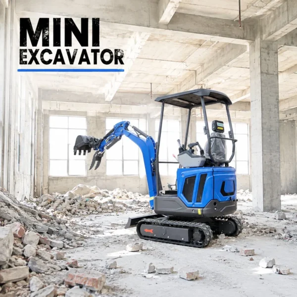 Free Shipping Mini Excavator 1 Ton 2 Ton Hydraulic Excavators with CE Euro 5