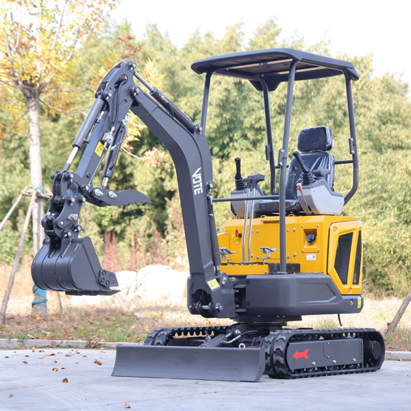 Free Shipping Mini Excavator 1 Ton CE EPA Engine Crawler Hydraulic Home Use Digger Micro Excavators 2t Earth-Moving Equipment