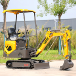 Free Shipping Mini Excavator 1 Ton EPA Engine Home Excavators New Crawler Digger Multifunctional Mini Excavator Machine
