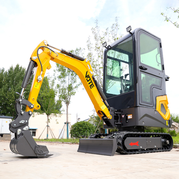 Free Shipping Mini Excavator 1 Ton EPA Engine Home Excavators New Crawler Digger Multifunctional Mini Excavator Machine