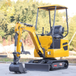 Free Shipping Mini Excavator 1 Ton EPA Engine Micro Digger Farm Small Excavator Machine Home Excavators with Boom Swing