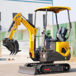 Free Shipping Mini Excavator 1.5 Ton EPA Euro 5 Engine Crawler Mini Small Excavator 1.2 Ton Home Mini Excavator Machine