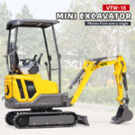 Free Shipping Mini Excavator 1.6 Ton Machine Engine Mini Digger Excavator Farm Mini Excavator 2 Ton for Sale
