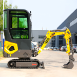 Free Shipping Mini Excavator 1ton 1.2ton CE Euro EPA Engine Home Use Farm with Side Swing Crawler Mini Bagger
