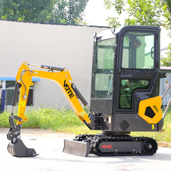 Free Shipping Mini Excavator 1ton 1.2ton CE Euro EPA Engine Home Use Farm with Side Swing Crawler Mini Bagger