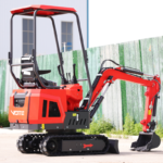 Free Shipping Mini Excavator 1ton Farm EPA Engine Mini Crawler Digger 2ton 3ton Small Excavator with Attachments
