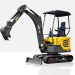 Free Shipping Mini Excavators 2 Ton Multifunctional Mini Digger Small Bagger Cab EPA Euro5 Mini Excavador Prices with Boom Swing
