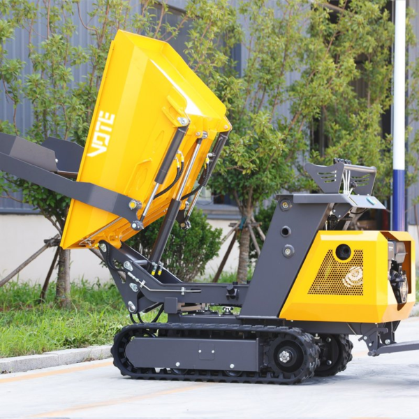 Free Shipping Mini Track Dumper CE EPA Farm Transportation All-Terrain Self Loading Dumper Crawler Tipper Mini Dumper 800kg