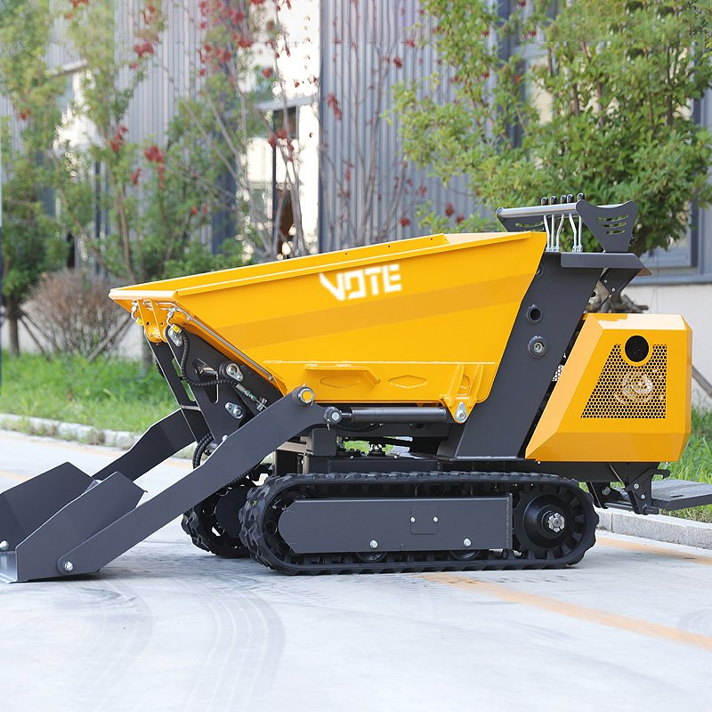 Free Shipping Multifunctional Mini Dumper 800kg Hydraulic Mini Crawler Transporter Fast Delivery Small Tracked Dumper