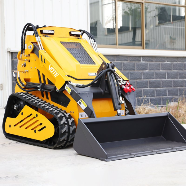 Free Shipping Multipurpose Skid Steer Loader Compact Hydraulic Farm Mini Loader EPA Engine Stand Crawler Skid Steer Loader