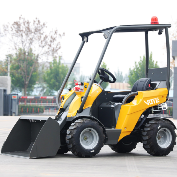 Free Shipping Operating Weight 1000 Kg Wheel Loader Cheapest Earth-Moving Machinery Mini Loader for Sale Diesel Farm Front End