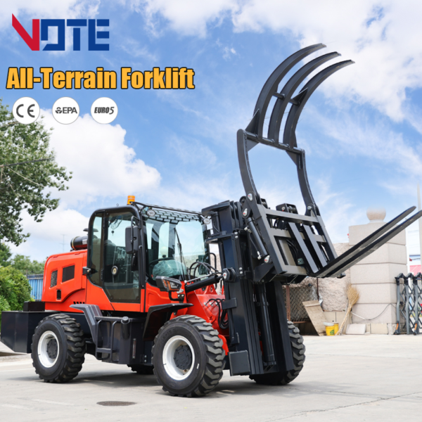 Free Shipping Rough Terrain Forklift Manufacturers in China off-Road Forklift Truck 4WD Forklift off Road