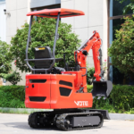Free Shipping Wholesale Mini Home Excavator 1 Ton Earth-Moving Machinery Engine Excavator Multifunctional Mini Escavatore