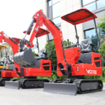 Free Shipping Wholesale Mini Home Excavator 1 Ton Earth-Moving Machinery Engine Excavator Multifunctional Mini Escavatore