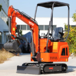 Free Shipping Wholesale Mini Home Excavator 1 Ton Earth-Moving Machinery Engine Excavator Multifunctional Mini Escavatore