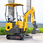 High Quality 1 Ton Mini Excavator Machine Multifunctional Micro Digger New Crawler Excavadora EPA Engine Mini Pelle Excavator