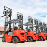High Quality 2.0 2.5 Ton Diesel Forklift 2023 Mini Hydraulic Four-Wheel New Terrain Forklift Multifunctional Portable Forklift